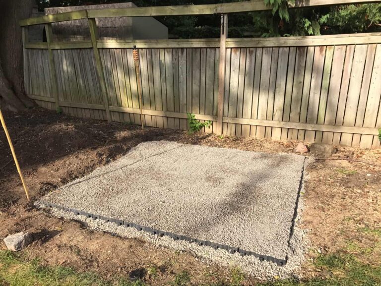 Permeable Hot Tub Pad Ecoraster North America